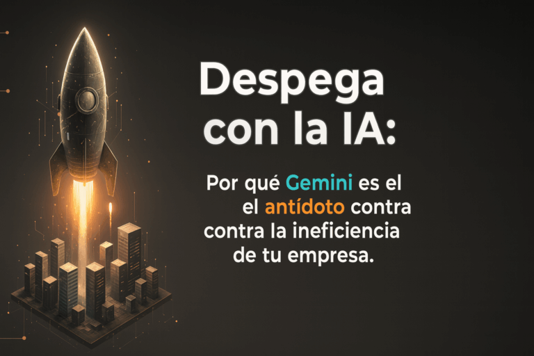 Despega con la IA: por qué Gemini es el antídoto contra la ineficiencia de tu empresa